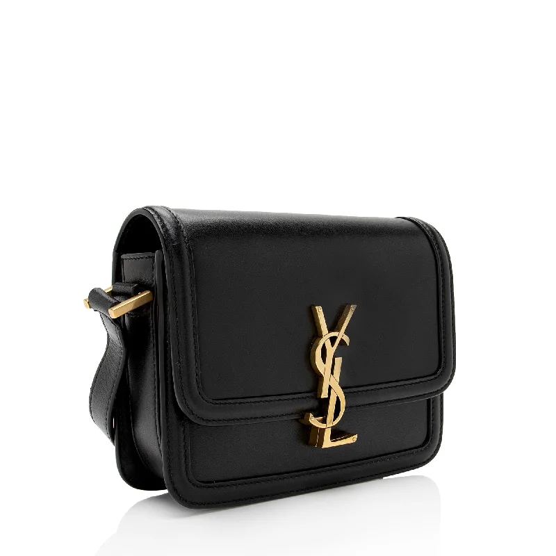 Saint Laurent Calfskin Monogram Solferino Small Shoulder Bag 3U