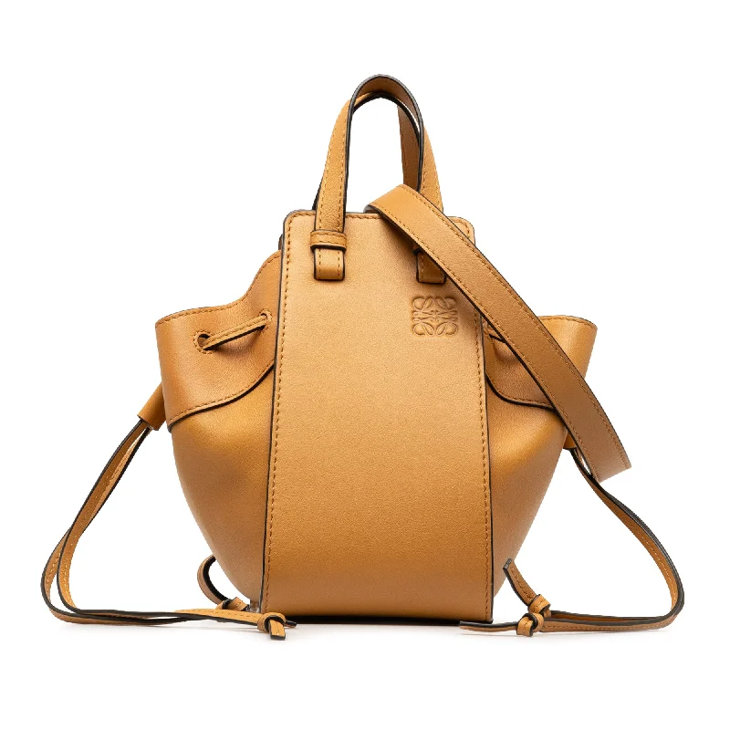 Brown LOEWE Mini Hammock Bag Satchel