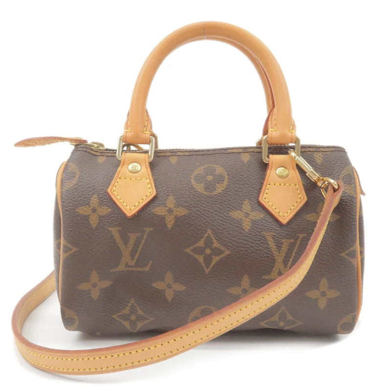 Louis Vuitton Monogram Mini Speedy & Strap M41534 J00145