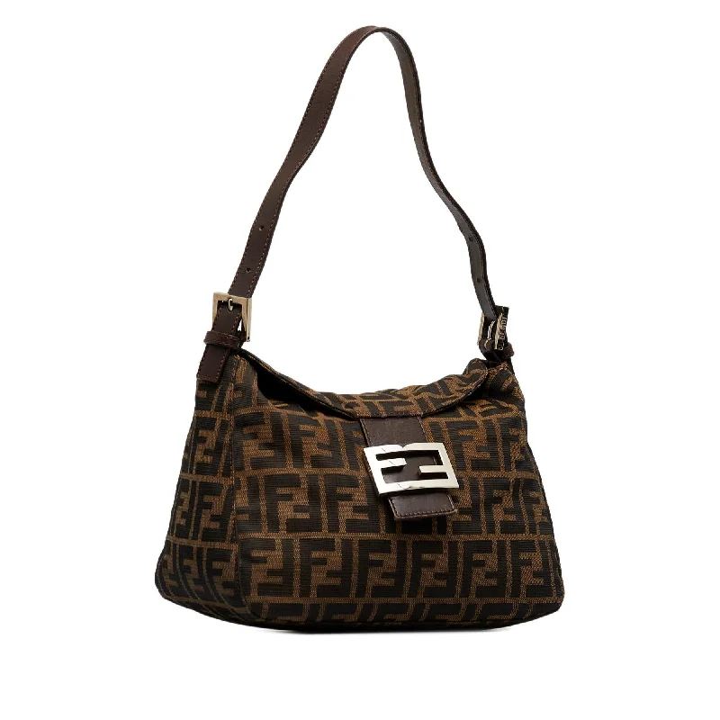 Fendi Zucca Double Flap Shoulder Bag (SHG-oSvq5T)