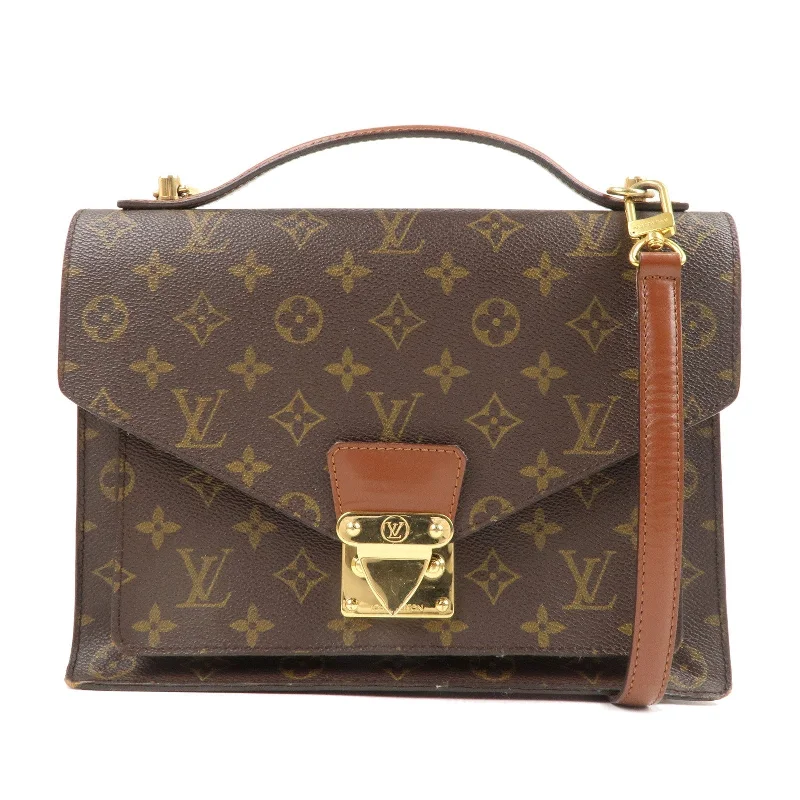 Louis Vuitton Monogram Monceau 28 Hand Bag Brief Case M51185