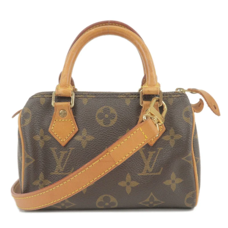 Louis Vuitton Monogram Mini Speedy Shoulder Bag Boston Bag M41534