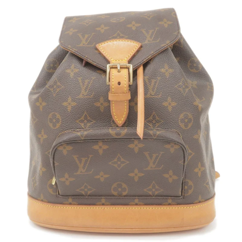 Louis Vuitton Monogram Montsouris MM Back Pack Bag M51136