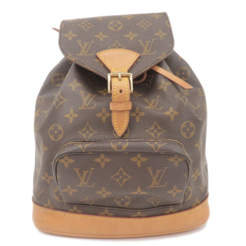 Louis Vuitton Monogram Montsouris MM Back Pack Bag M51136