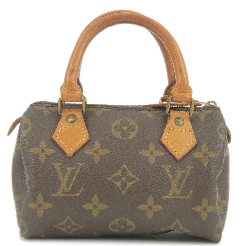 Louis Vuitton Monogram Mini Speedy Hand Bag Boston Bag M41534