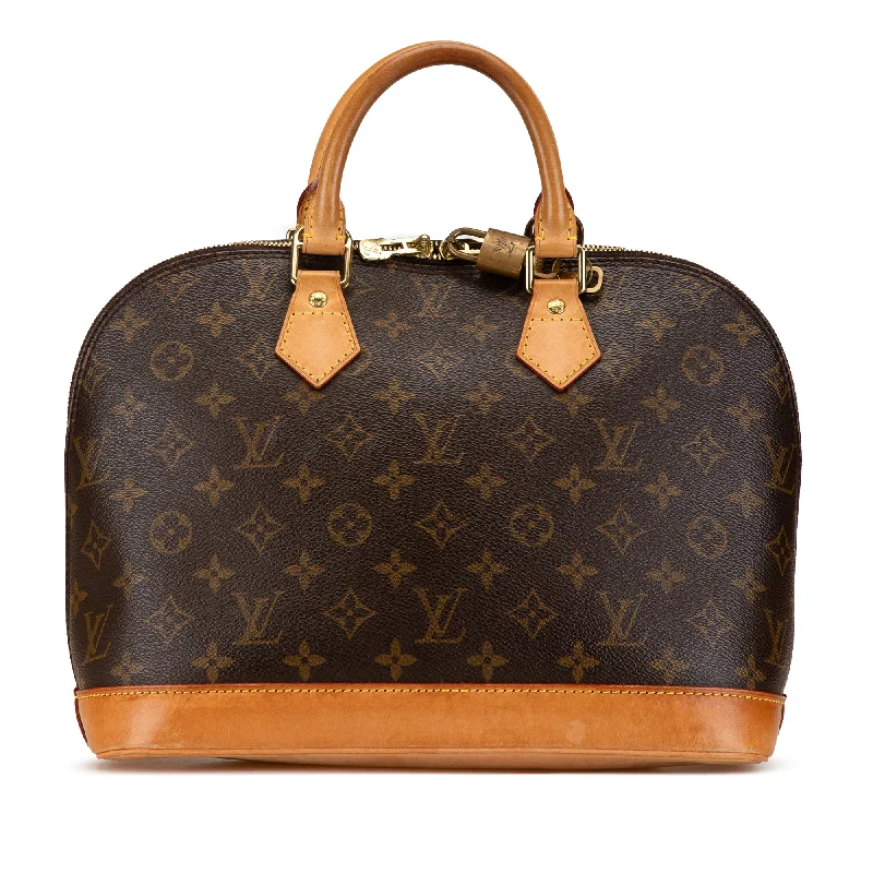 Brown Louis Vuitton Monogram Alma PM Handbag