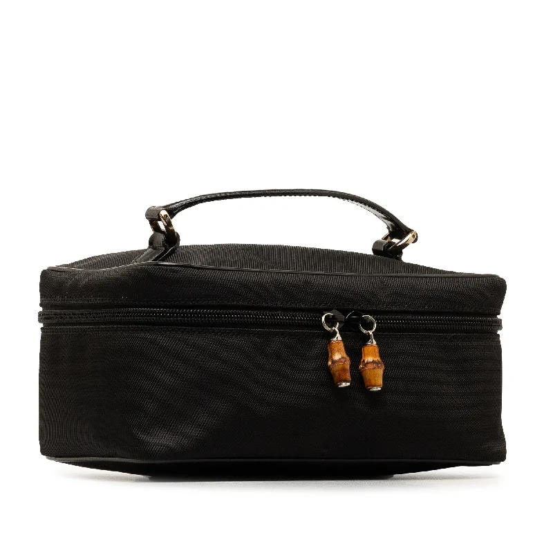 Gucci Bamboo Nylon Vanity Bag aw2n12)