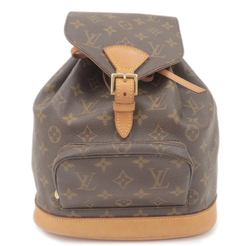 Louis Vuitton Monogram Montsouris MM Back Pack Bag M51136