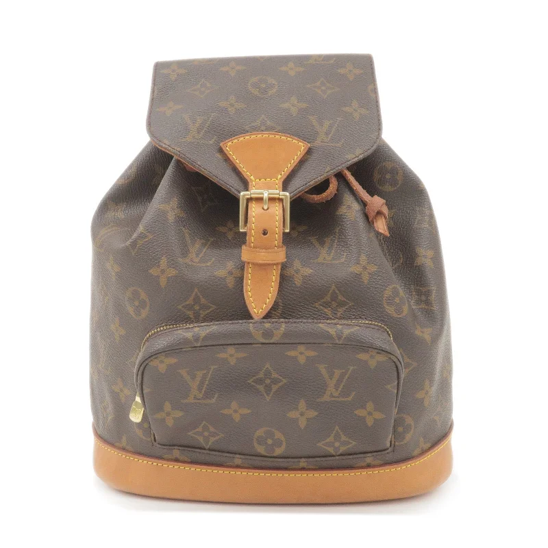 Louis Vuitton Monogram Montsouris MM Back Pack Bag M51136