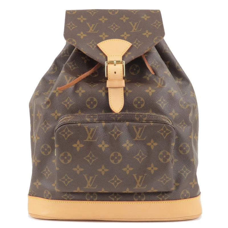 Louis Vuitton Monogram Montsouris GM Back Pack M51135