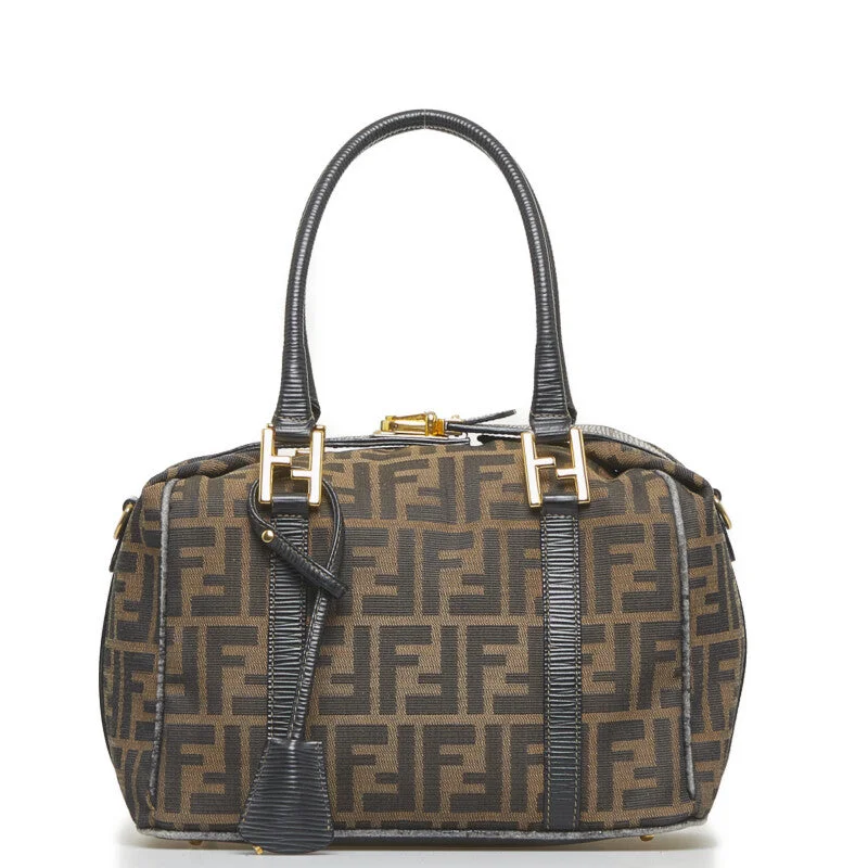 Fendi Zucca Canvas Boston Bag - '10s