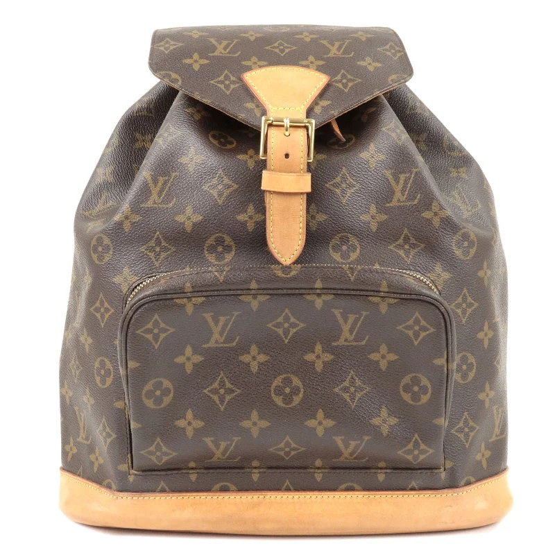 Louis Vuitton Monogram Montsouris GM Back Pack M51135