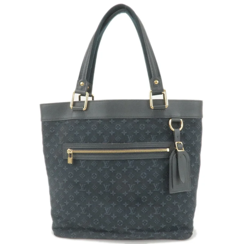 Louis Vuitton Monogram Mini Lucille GM Tote Bag Blue M92679