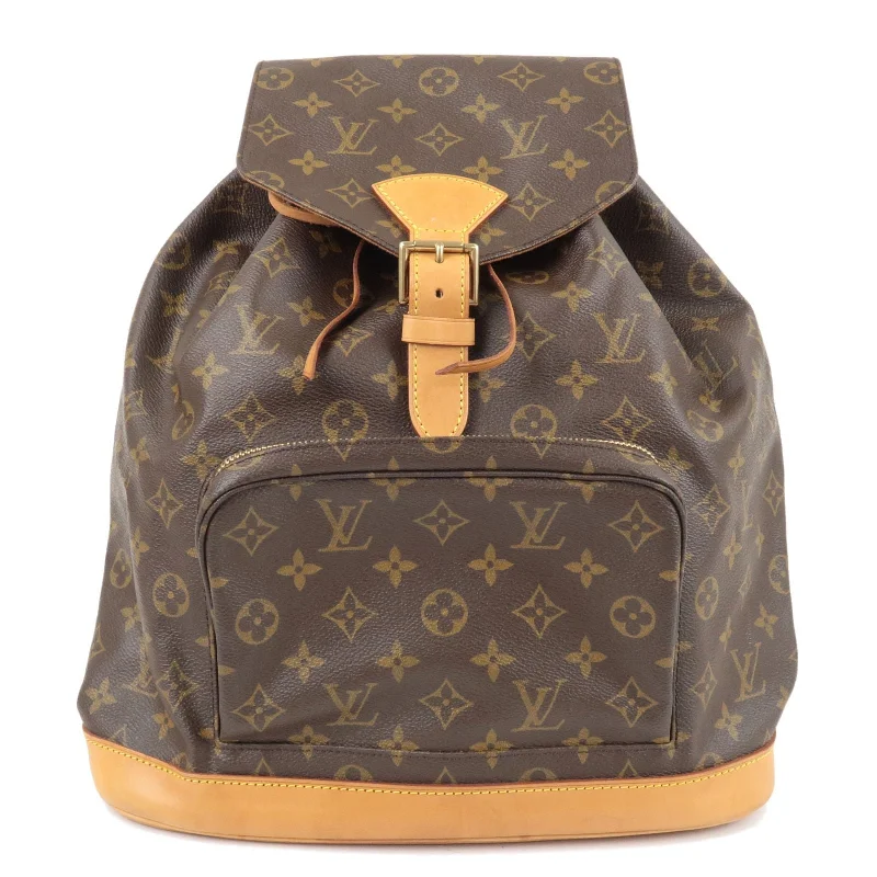 Louis Vuitton Monogram Montsouris GM Back Pack M51135