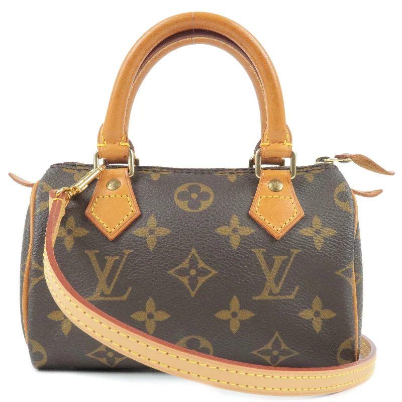 Louis Vuitton Monogram Mini Speedy & Strap M41534 J00145