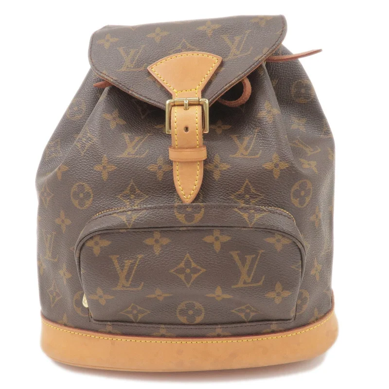 Louis Vuitton Monogram Montsouris MM Back Pack Bag M51136