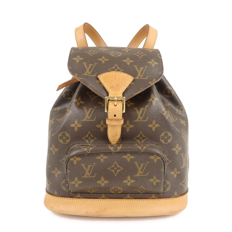 Louis Vuitton Monogram Montsouris MM Back Pack Bag M51136