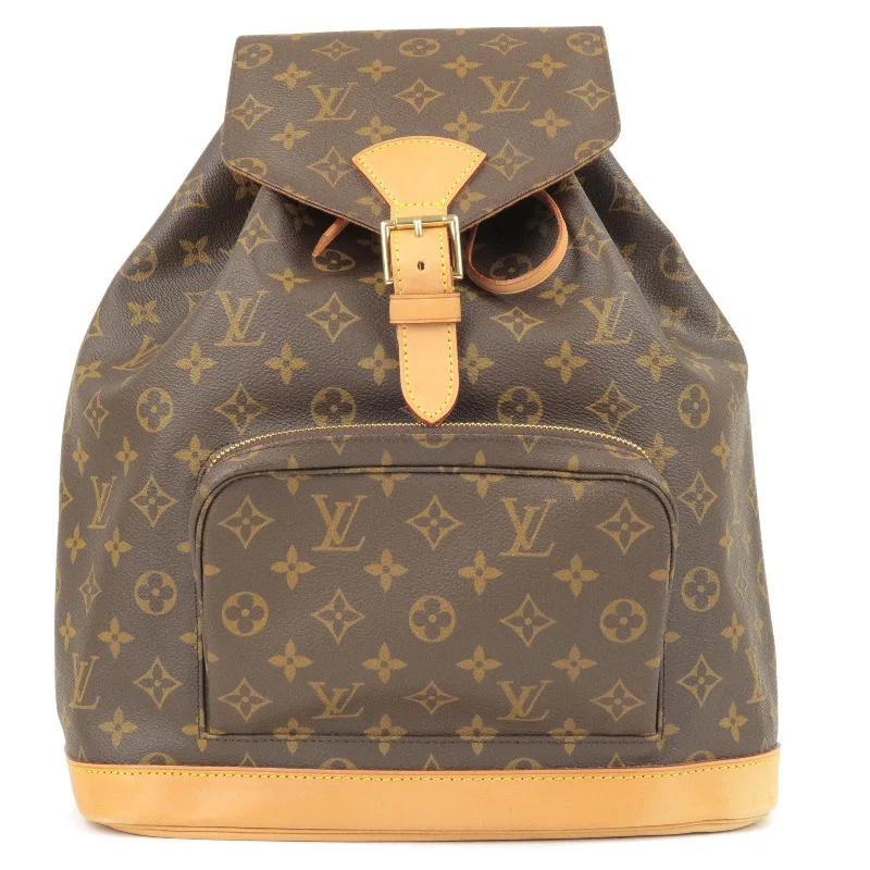 Louis Vuitton Monogram Montsouris GM Back Pack M51135