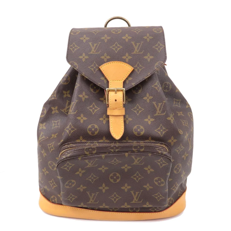 Louis Vuitton Monogram Montsouris GM Back Pack Brown M51135