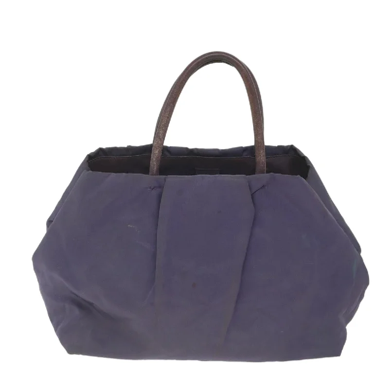 PRADA Hand Bag Nylon Purple  bs9971