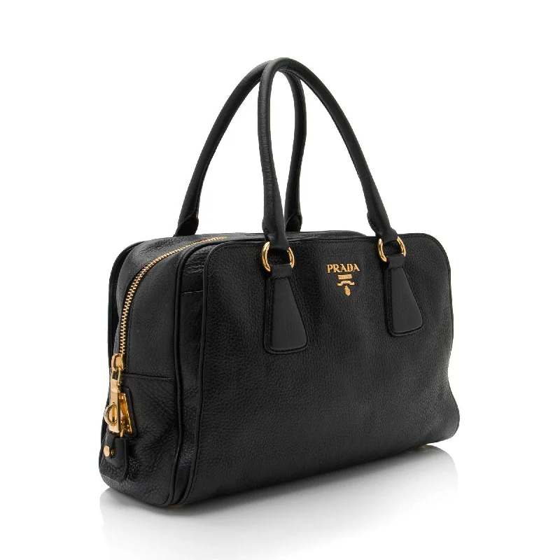 Prada Vitello Daino Boston Bag h75hET