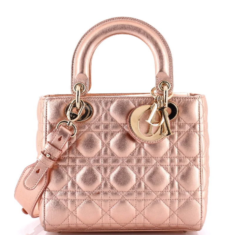 My ABCDior Lady Dior Bag Metallic Cannage Quilt Leather