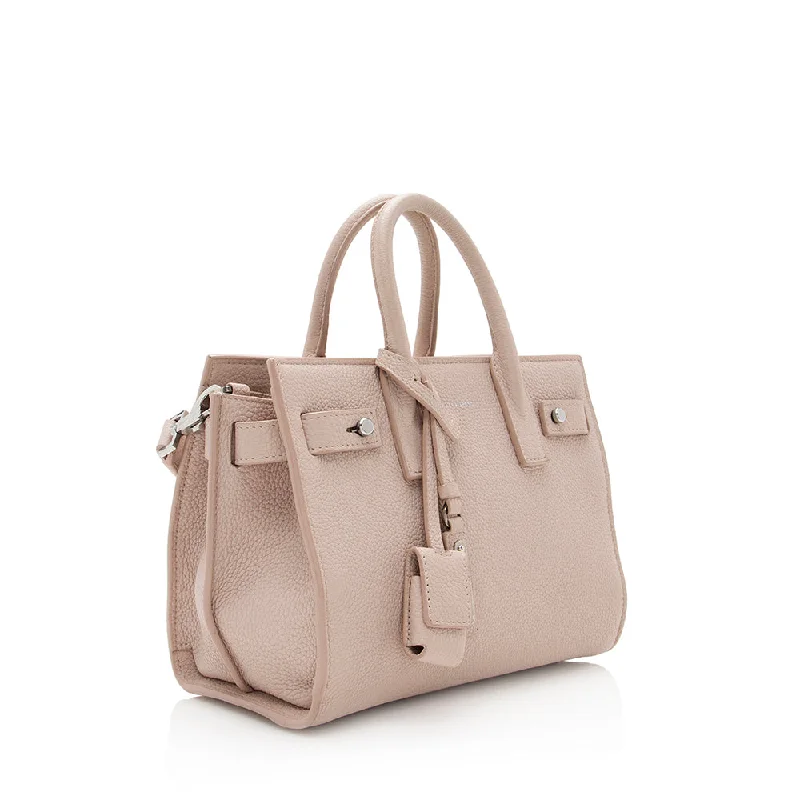 Saint Laurent Calfskin Sac De Jour Nano Tote 20967