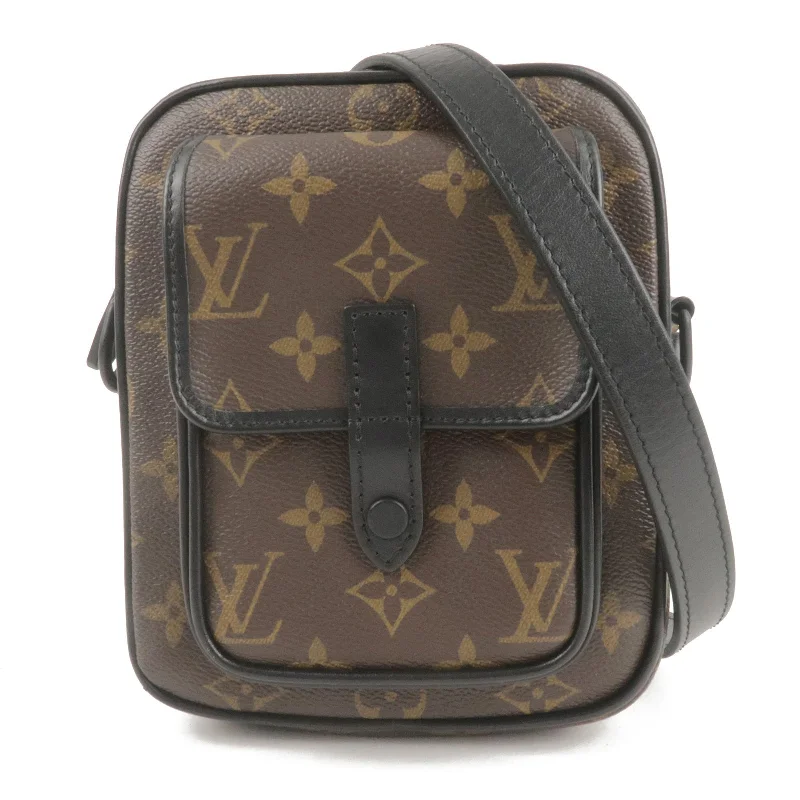 Louis Vuitton Monogram Maccasar Christopher Shoulder Bag M69404