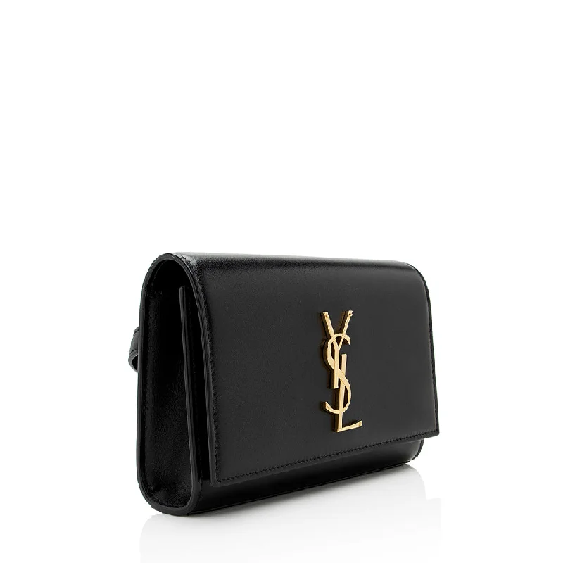 Saint Laurent Calfskin Monogram Kate Belt Bag 21829