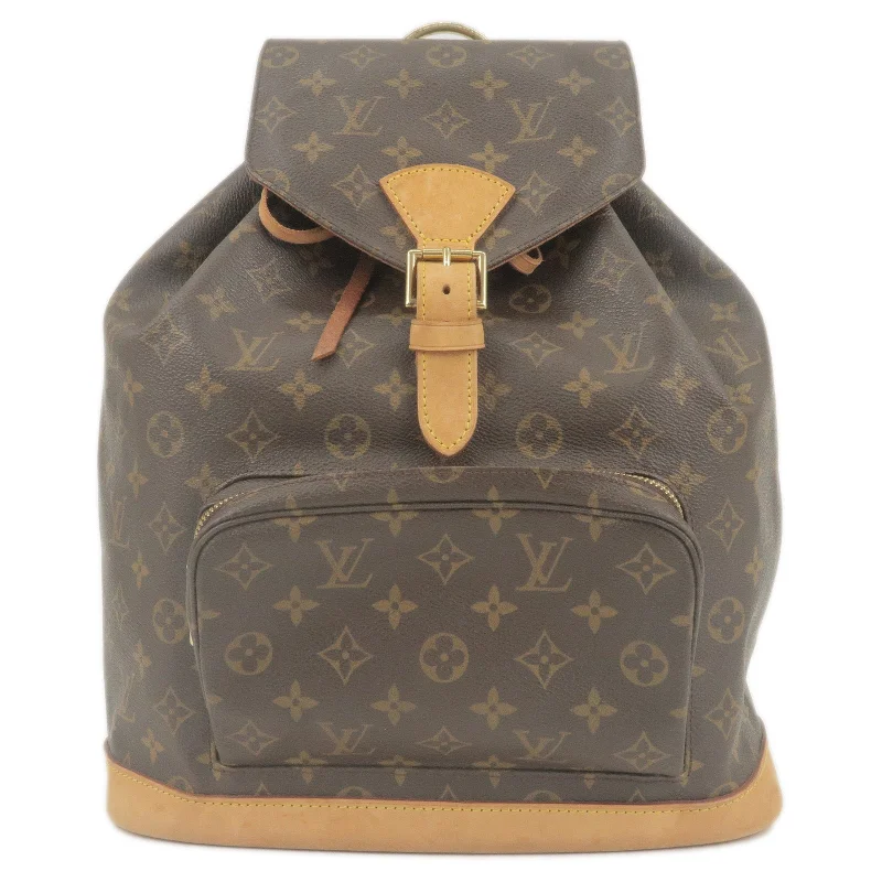 Louis Vuitton Monogram Montsouris GM Back Pack M51135