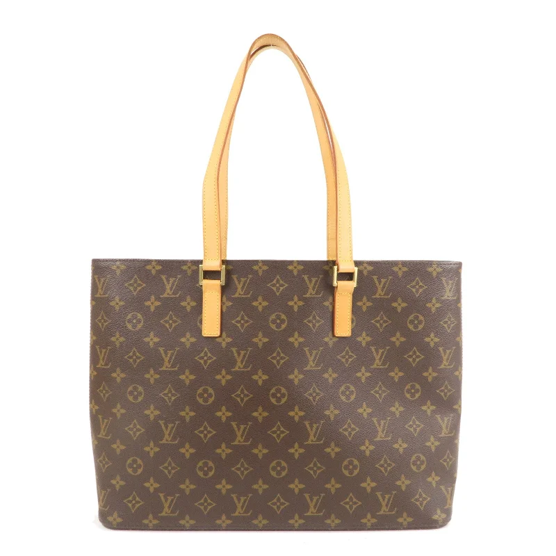 Louis Vuitton Monogram Luco Tote Bag Hand Bag Brown M51155