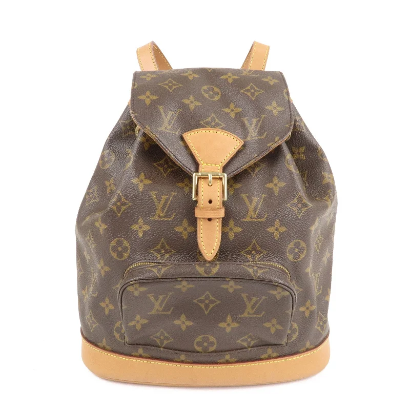 Louis Vuitton Monogram Montsouris MM Back Pack Bag M51136