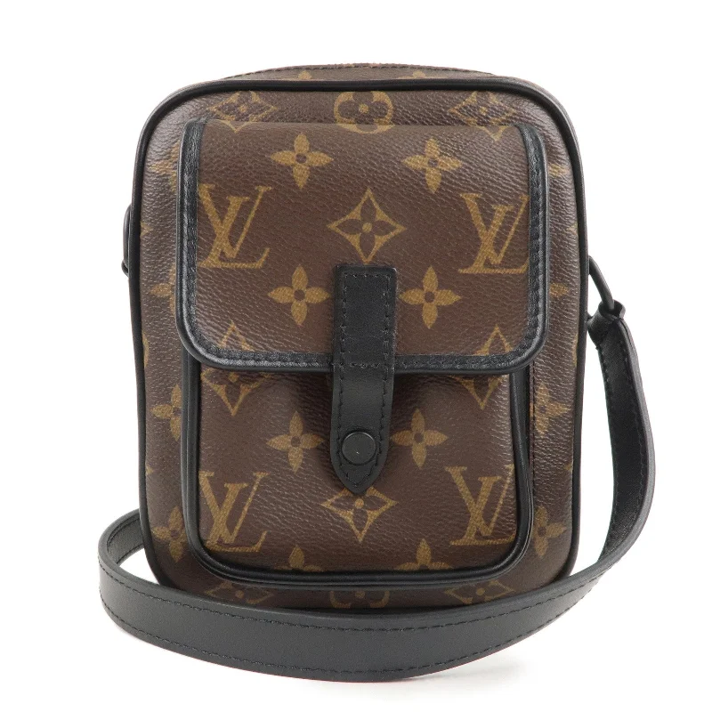 Louis Vuitton Monogram Maccasar Christopher Shoulder Bag M69404