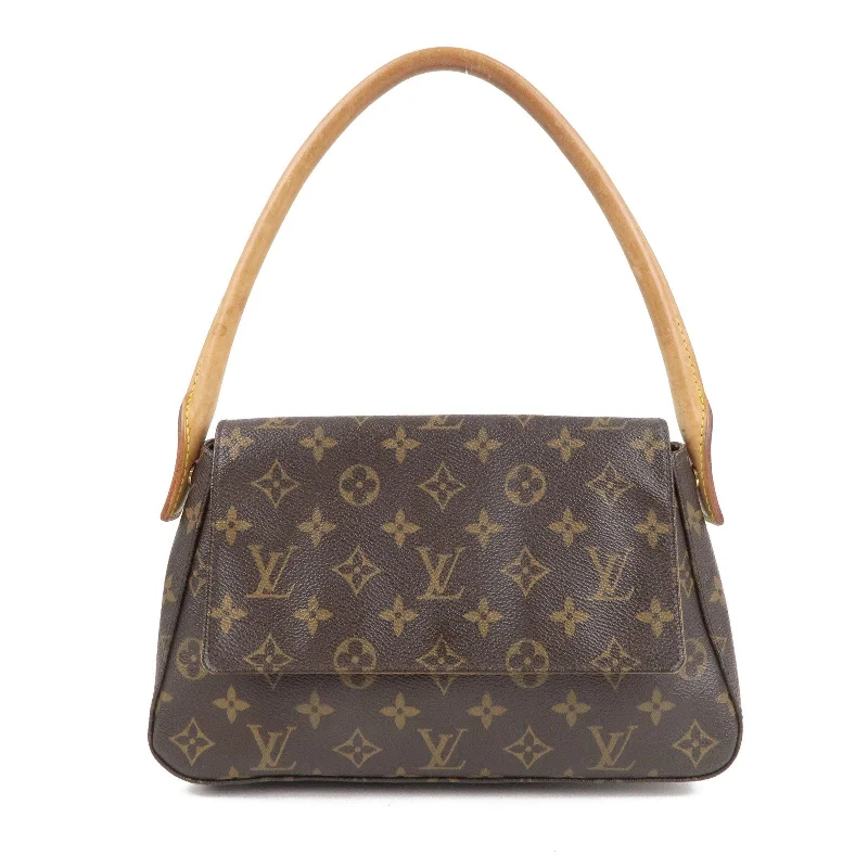 Louis Vuitton Monogram Mini Looping Shoulder Bag Brown M51147