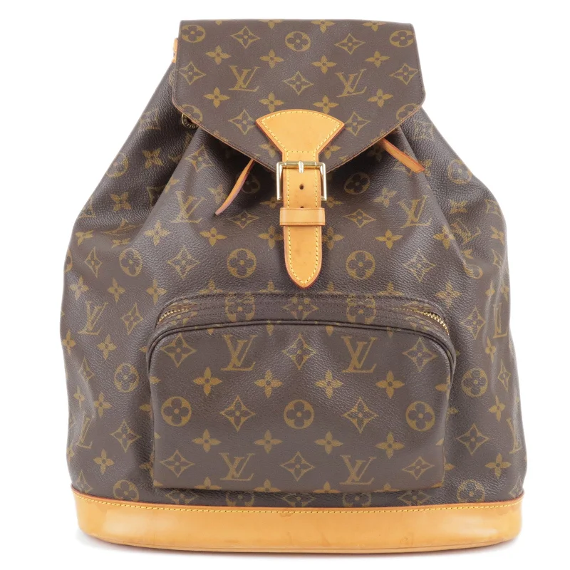 Louis Vuitton Monogram Montsouris GM Back Pack M51135