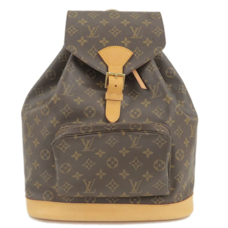 Louis Vuitton Monogram Montsouris GM Back Pack M51135