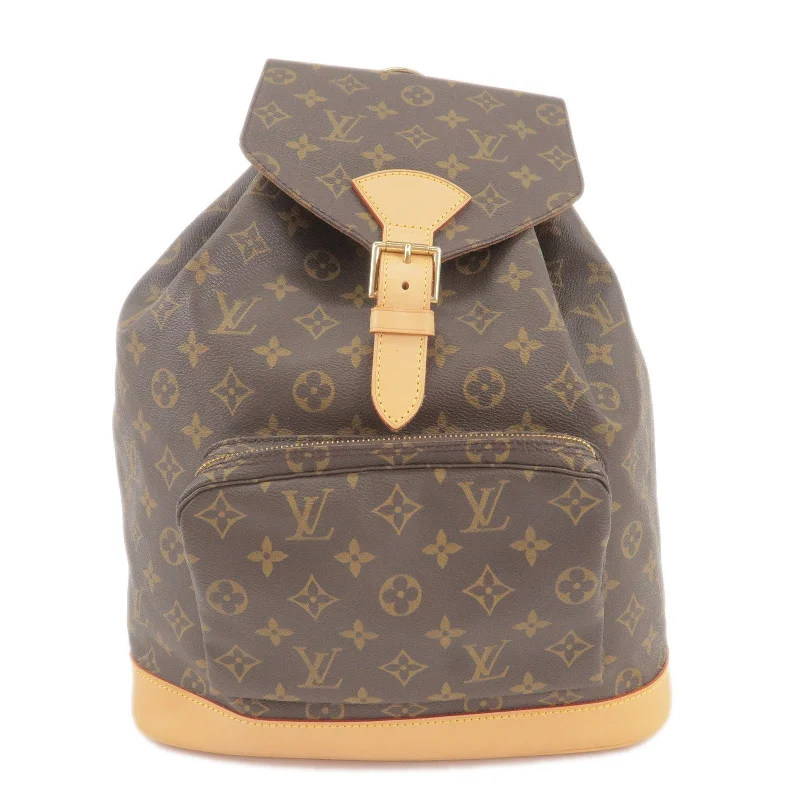 Louis Vuitton Monogram Montsouris GM Back Pack M51135