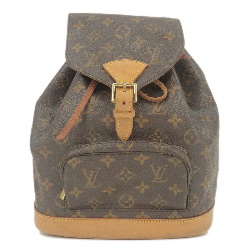 Louis Vuitton Monogram Montsouris MM Back Pack Bag M51135