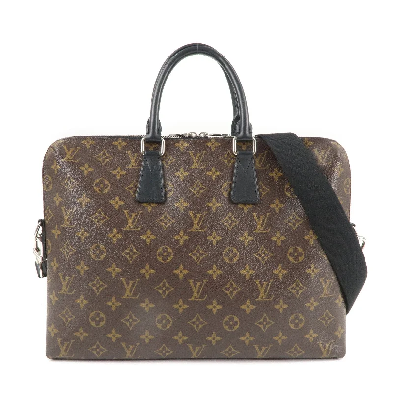 Louis Vuitton Monogram Macasa Porte Documan Jules 2Way Bag M40868