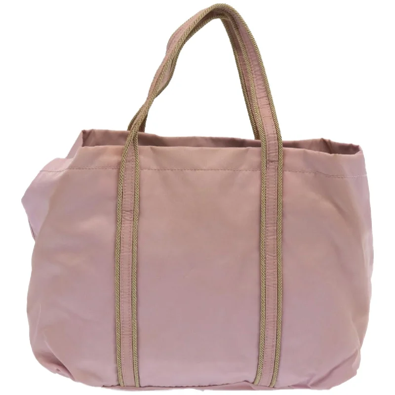 PRADA Hand Bag Nylon Pink  67416