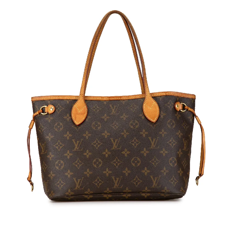 Brown Louis Vuitton Monogram Neverfull PM Tote Bag