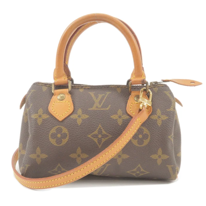 Louis Vuitton Monogram Mini Speedy & Strap M41534 J00145