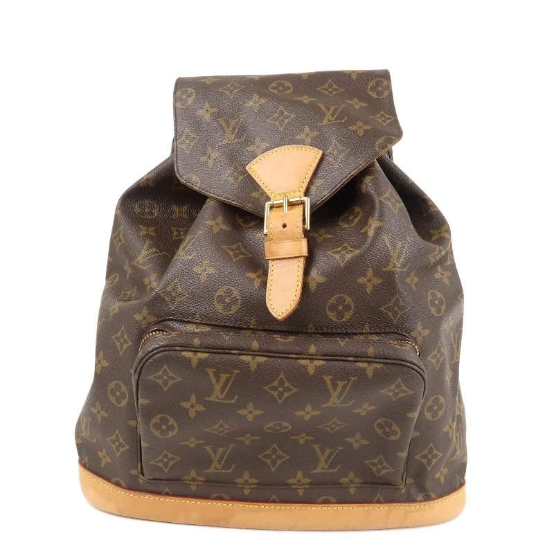 Louis Vuitton Monogram Montsouris GM Back Pack Brown M51135