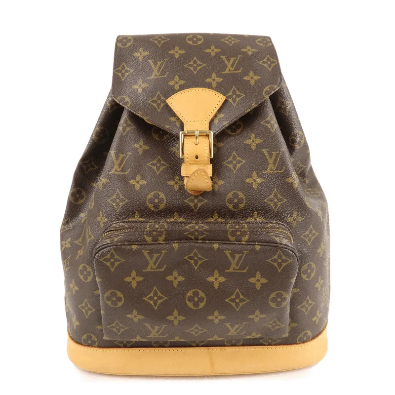 Louis Vuitton Monogram Montsouris GM Back Pack Brown M51135