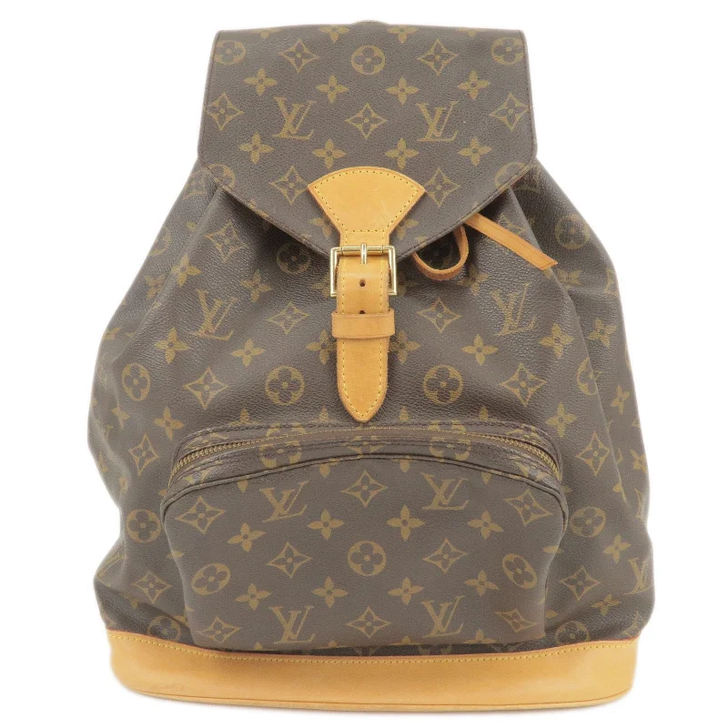 Louis Vuitton Monogram Montsouris GM Back Pack M51135