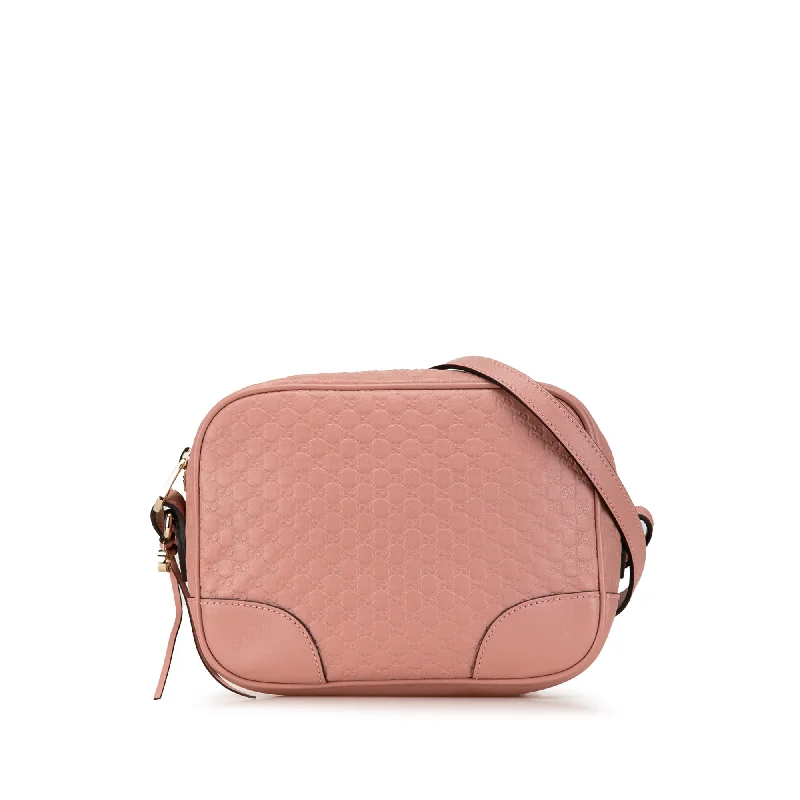 Pink Gucci Microguccissima Bree Crossbody