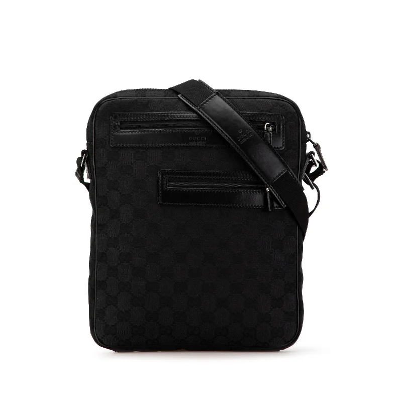 Black Gucci GG Canvas Crossbody