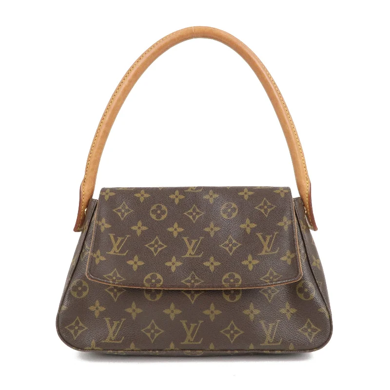 Louis Vuitton Monogram Mini Looping Shoulder Bag Brown M51147