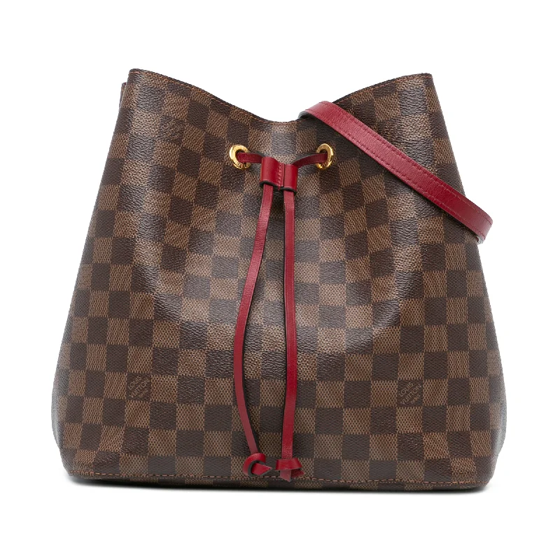 Brown Louis Vuitton Damier Ebene Neonoe Bucket Bag