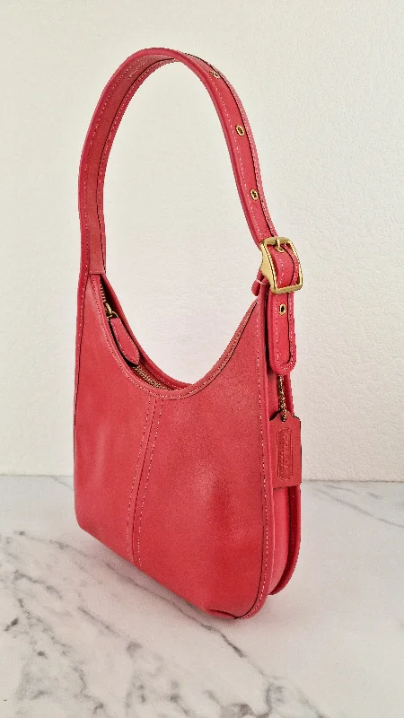 Coach Ergo in Bright Carmine Red Pink Original Natural Leather - Coach C3855